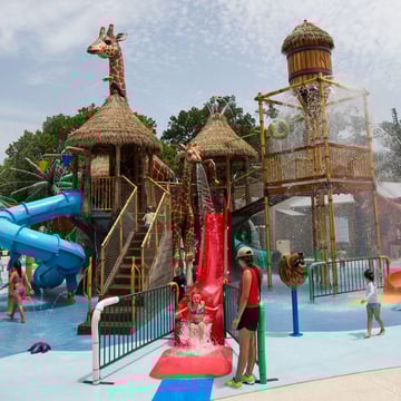 Fort Worth Zoo aquatic playground